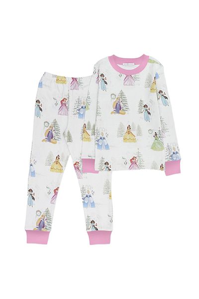 Babies Design Store Princess Girl's Pajama Set