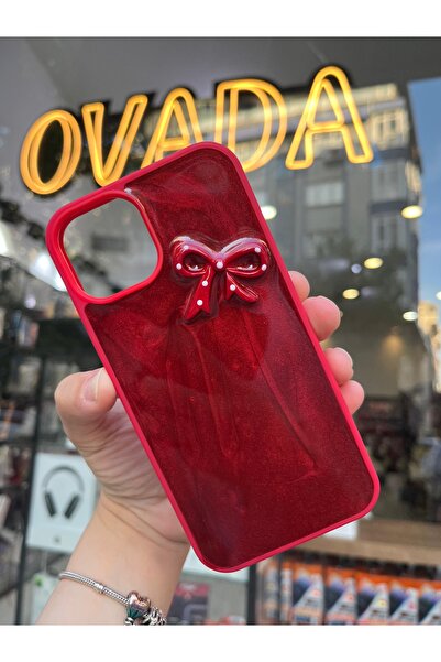 OVADA İphone 11 Uyumlu 3D Kurdele Figürlü Kılıf