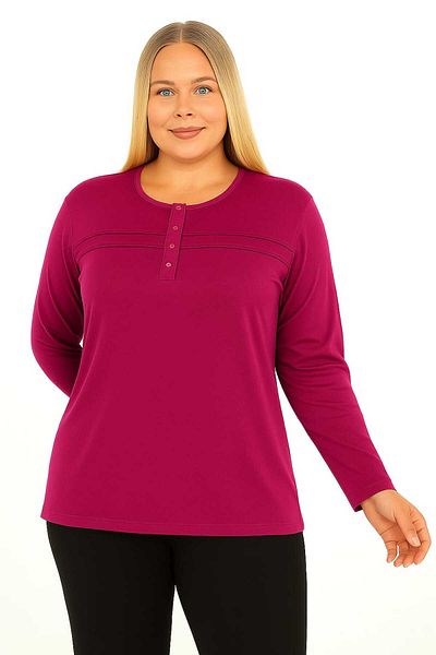 ÖZNUR GÖZÜBEK Women's Clothing Long-Sleeve Viscose Cotton Mother's Cotton Wool Mother Day Gift