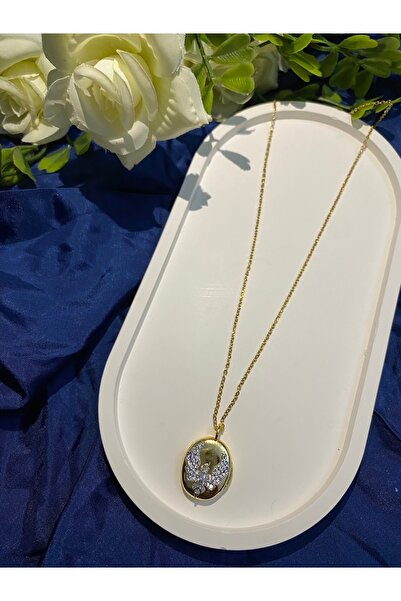 asem jewelry قلادة فينيكس أليا من حجر الفولاذ (طول 50 سم)