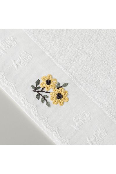 Linens 50X85 cm White Jovie Cotton Face Towel