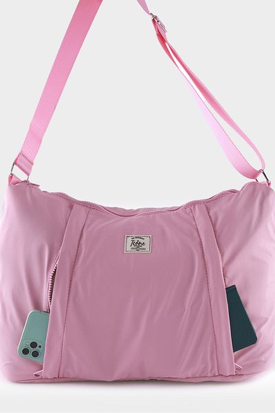 ICONE BAG Parachute Fabric Bag - Yoga Mat Compartment, Zippered Pocket, Adjustable Strap, Mesh Inner Pocket