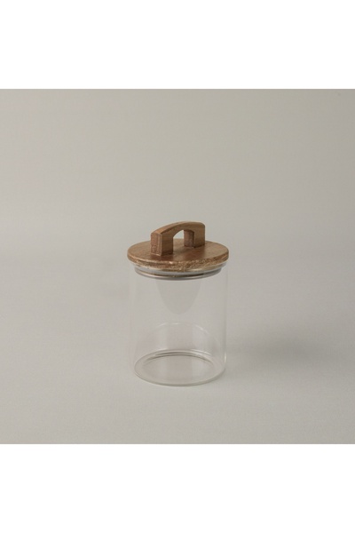 Linens Handle Cam-akasya Kapak 720 ml 10x10x14 Cm Kavanoz