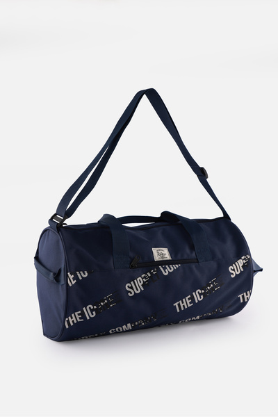 ICONE BAG Унісекс спортивна сумка - циліндрична модель, з принтом, кишенями, ручками та регульованими ременями