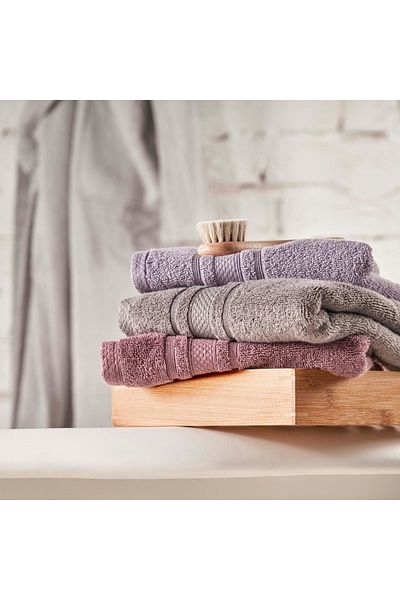 Linens Soft Cotton 50X85 cm Face Towel Dark Gray