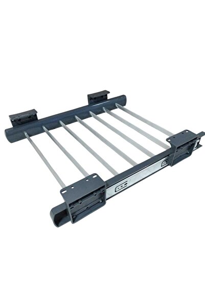 Deltaaks Mobilya Aksesuarlarıteloskopik Raylı Pantolon Askılığı-47*45 Cm