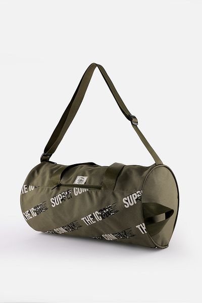 ICONE BAG Unisex Sports Bag - Cylinder Model, Printed, with Pocket, Handle and Adjustable Strap