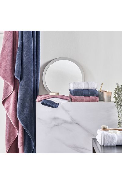 Linens 85X150 cm Premium White Cotton Bath Towel