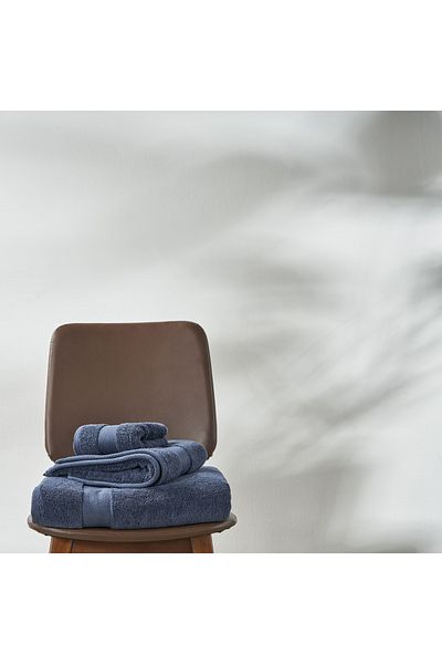 Linens Navy Blue Premium Cotton 30X45 cm Hand Towel
