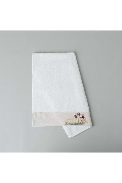 Linens White Eloi Cotton Face Towel 50X85 cm