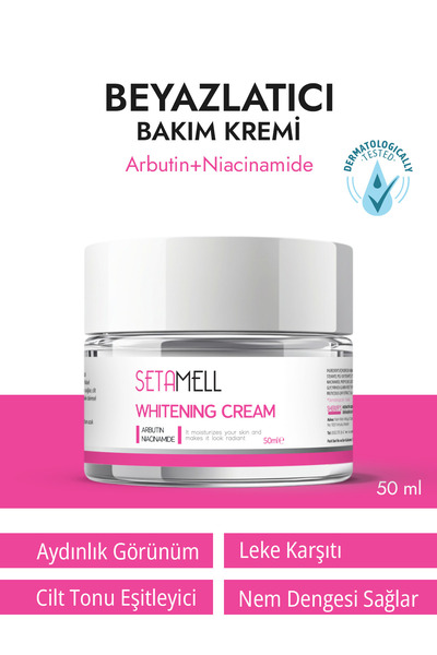 Setamell Yüz Cilt Beyazlatıcı Krem -skın Whıtenıng Cream 50 ml