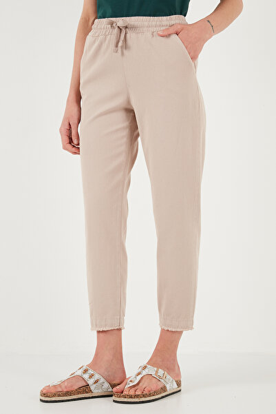 Lela Cotton Regular Waist Regular Fit Straight Leg Pants Trousers 668Yp42282S4