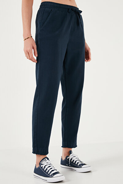 Lela Бавовняні штани з нормальною талією, прямим кроєм і рівними штанинами 668yp42282s4