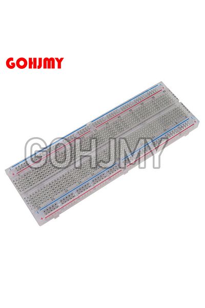 Choice Mb102 Transparent 1pcs/lot 400 Holes Mb102 830 Points Solderless Pcb Breadboard Mb-102 Solderless Te