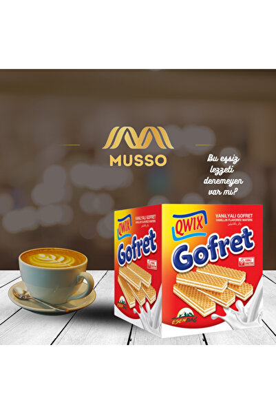 Musso Qwix Vanilyalı Gofret Net 500g