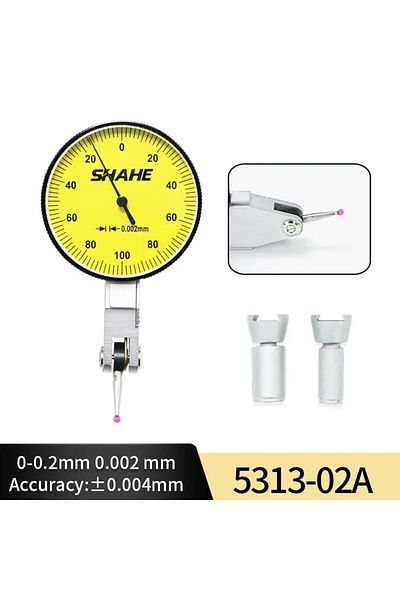 Shahe 5313-02a Precision Tools Metric Dial Test Indicator With Red Jewel Metric Measuring Dial Indic