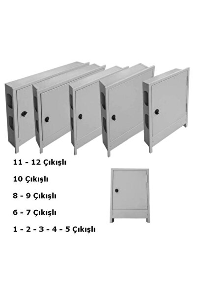 GÜÇLÜ PANO 8 - 9 Delikli Kollektör Dolabı 60 X 65 X 12.5 Cm.