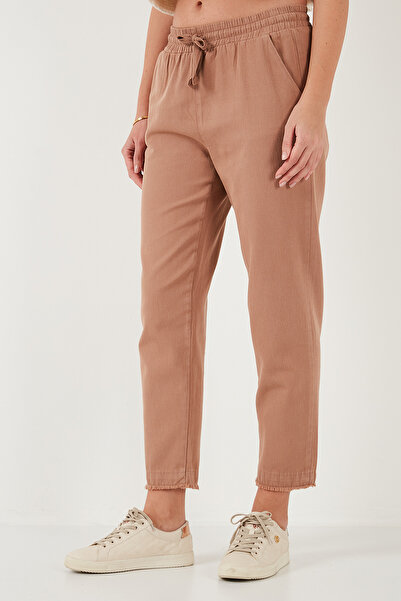 Lela Cotton Regular Waist Regular Fit Straight Leg Pants Trousers 668Yp42282S4