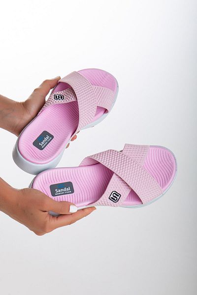sandal spor Women's Daily Flexible Elastic Sports Slippers Ss001-0118 Pink