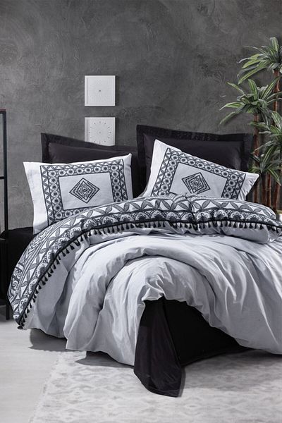 Cotton Box Set cuvertură dublu Candy Degno Black
