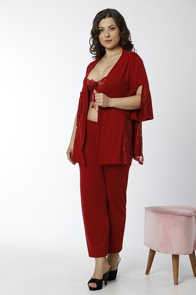 JENİKA Set de pijamale din 3 piese pentru femei