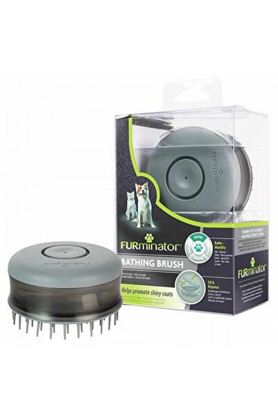 Furminator Şampuan Hazneli Kedi Ve Köpek Masaj Ve Banyo Fırçası - Petshopundan
