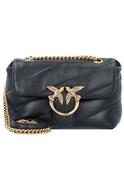 PİNKO Love Puff Umhängetasche Leder 18 Cm