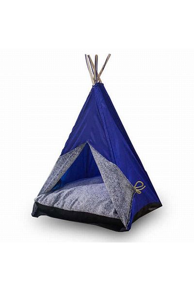 Bedspet Cat and Small Breed Dog Tent Blue 50X50X70 cm