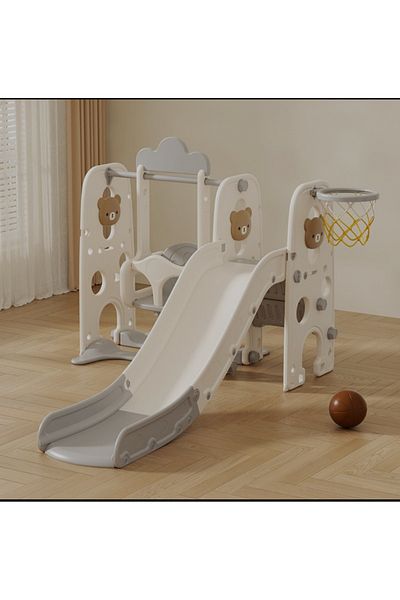 FULLJOY زحليقة مع مرجيحة مع كرة سلة 3*1