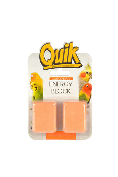Quick Quik Portakallı Kuş Enerji Bloğu 2'li Paket 3x4cm