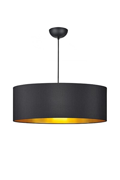 HOMİNG Exclusive 50 Cm Büyük Boy Gold Iç Detaylı Sarkıt Avize