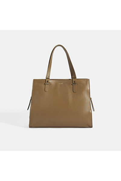 Desa Kadın Kahve Deri Omuz Çantası