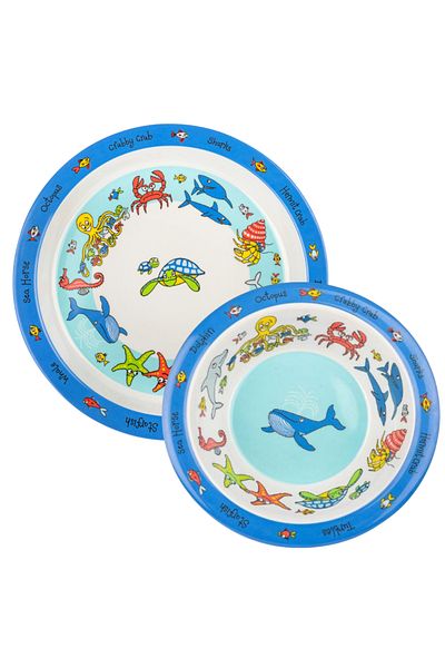 Tyrrell Katz Melamine Food Plate - Food Bowl // Ocean