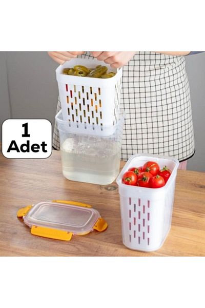 ASPARTAM Flat Lid Pickle Jar - - 2 Lt