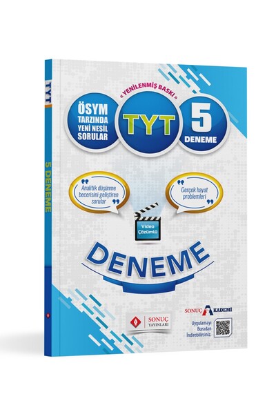 Sonuç Yayınları Tyt Genel 5 Li Deneme Sonuç Yayınları