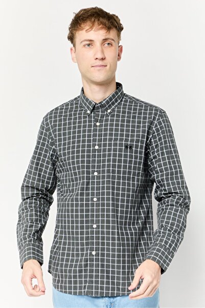 La Martina Men Tailored Fit Checkered Long Sleeves Casual Shirt, Multicolor