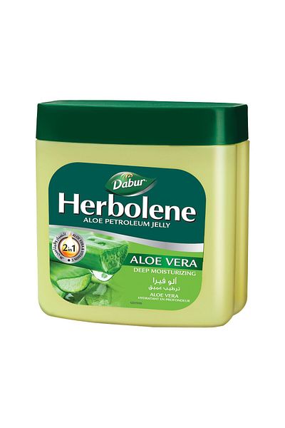 Dabur Herbolene Aloe Petroleum Jelly Enriched with Aloe Vera and Vitamin E 425 ml