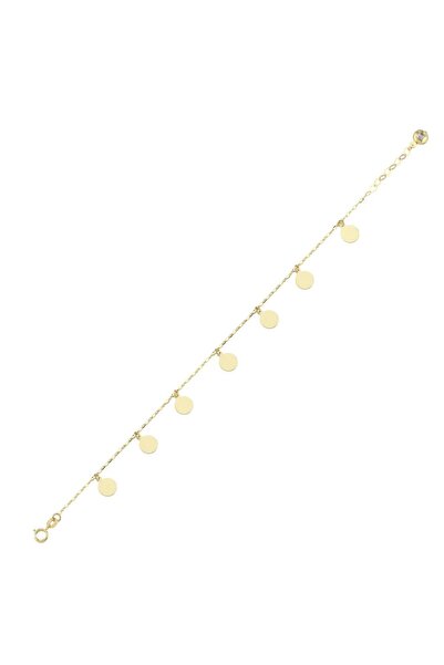 Koçak 14 Ayar Pullu Altın Bileklik