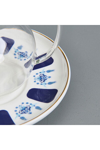 MATMEL Laleli 12 Piece Tea Set - Colorful - 210 ml