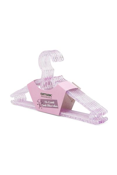MATMEL 6-Piece Crystal Children's Clothes Hanger -