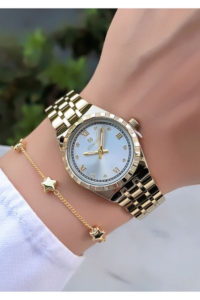 Homies Original Invoice Waterproof Women's Wrist Watch with Bracelet Gift