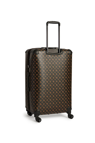 Guess Kahve Çekçekli Sert Valiz TRAVEL - 29880