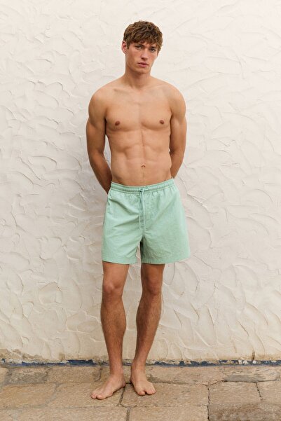 Massimo Dutti Düz renkli mayo