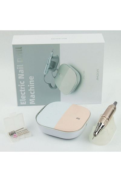 TIMISSFOX Eu Plug (220-240V) Jmd108-pink High Quality Electric Nail Drill Machine 35000 Rpm Electric File Hd D