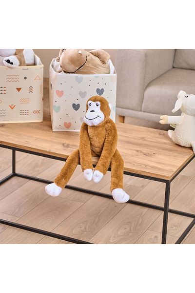 MATMEL Velcro Monkey Figured Pillow - Brown - 90X15 cm