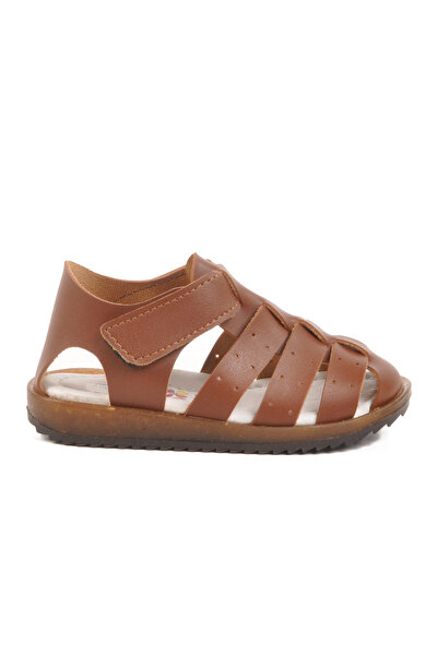AYAKMOD Taba Cırtlı Hafif Unisex Çocuk Sandalet 17370 B
