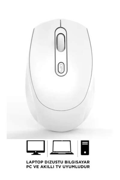 Hietech Kablosuz Mouse Zarif Tasarım Sessiz Click 2.4Ghz Tüm Cihazlarla Uyumlu Optik Mouse