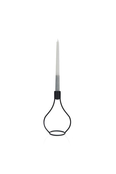 La Deco Decorative Vase Candlestick - Black - 21X13X8 cm