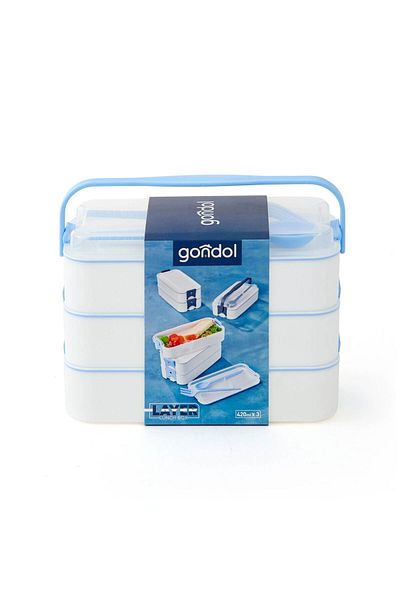 MATMEL Three Layer Lunch Box -