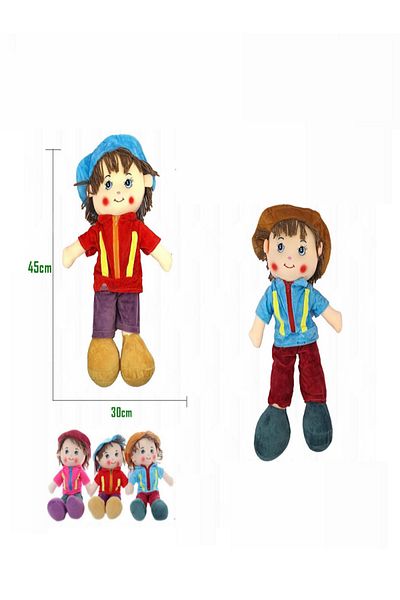 rexa Soft Boy Baby Doll with Embroidered Face 45*30cm